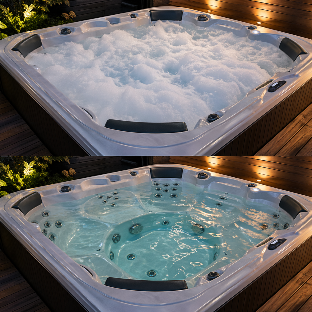 Antiespumante para jacuzzy